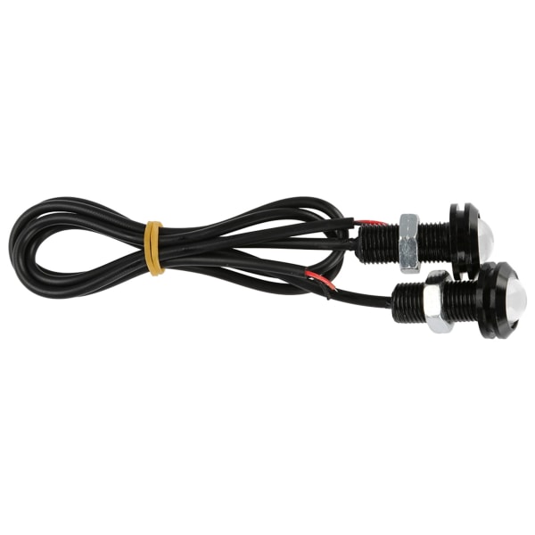 10 stk 10W 18mm White Eagle Eye FOG DRL LED Motor Car Head Hale Backup Signal Light