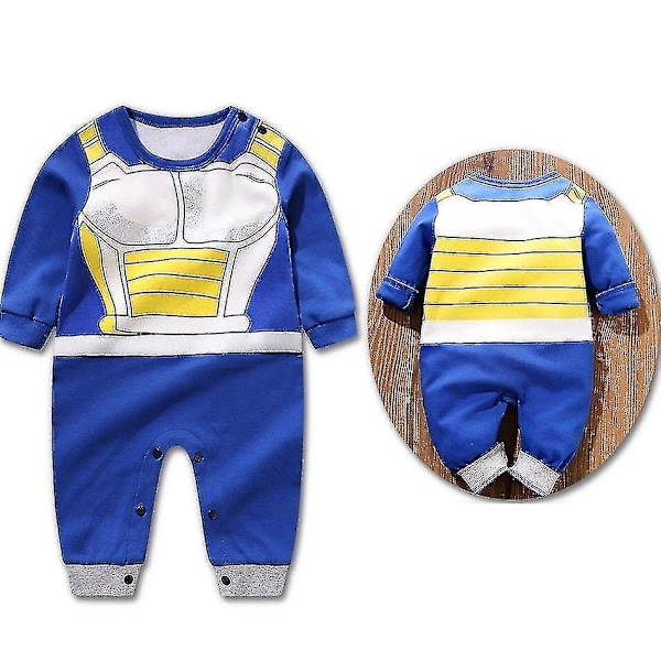 Anime Baby Rompers - Söt och mysig Akatsuki, Frieza, Vegeta, Luffy, Tanjiro Bomullskläder för nyfödda pojkar och flickor Storlek 66 3*6 månader ED80B7