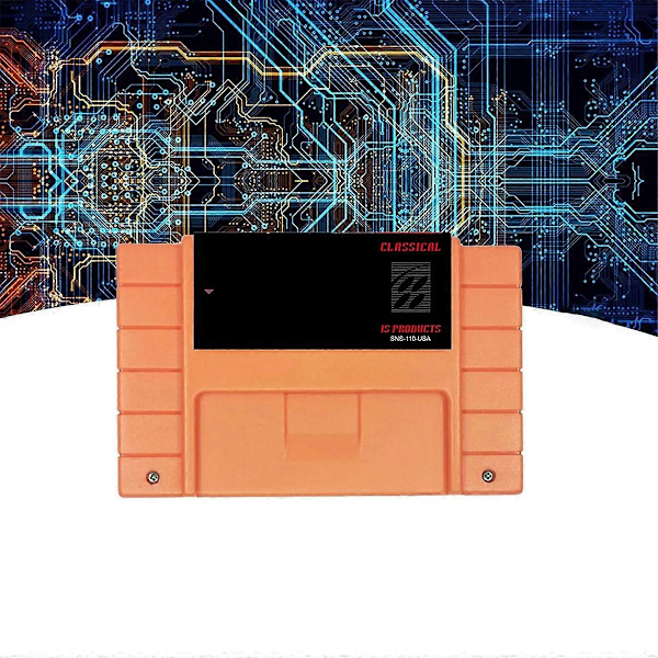 Til SNES 110-I-1 Spilkort til SNES Spillekonsol, C