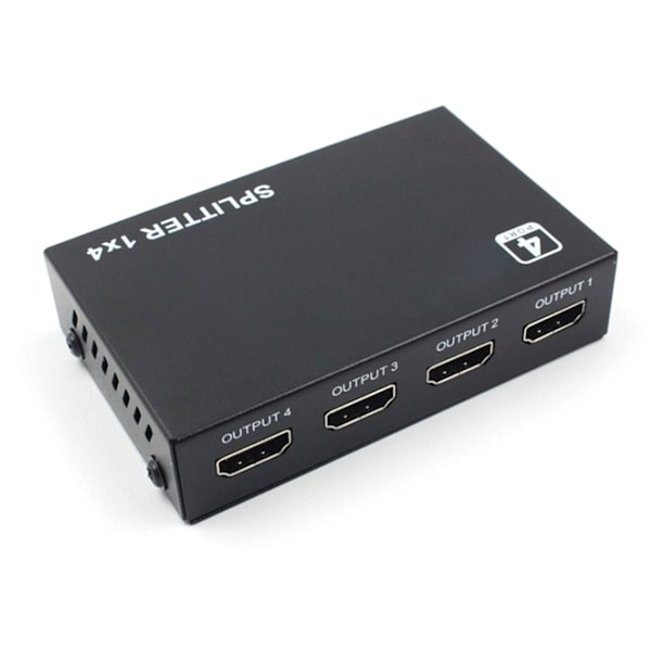 HD Multimedia Interface Splitter 1 ind 4 ud Plug and Play HD Multimedia Interface Switcher til projektorer DLP LCD HDTV'er