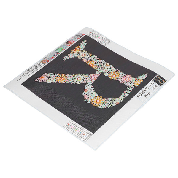 Strassmålning Occident Style Lucky Letter R Mönster DIY Göra avkopplande Intressant Strasskonstmålning