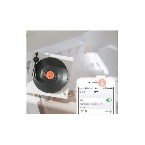 Uusi Atomic Bluetooth-kaiutin Retro Vinyylisoitin Stereo Toimisto Langaton Luova Monitoiminen Mini Pieni Kaiutin Pinkki