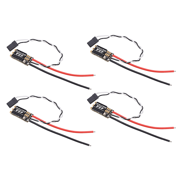 4 stk. børsteløs ESC 45A 2 6S strømforsyning RGB LED elektrisk hastighedsregulator til RC FPV Quadcopter flyvemaskine drone