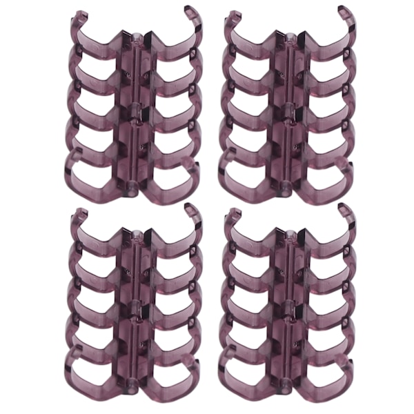 20 stk. Bindingsringer Segmentert design Holder 60 ark 11mm Bindings tykkelse Kontorrekvisita Lilla