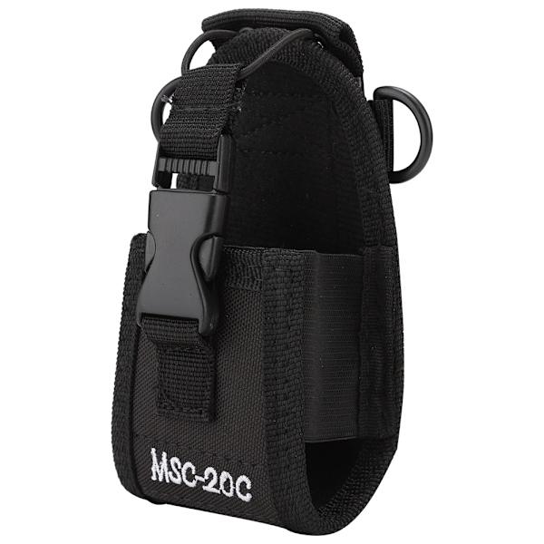 MSC-20C Walkie Talkie skyddande midjeväska + bälte för Kenwood/ Motorola/ HYT/ QuanSheng/ PUXING