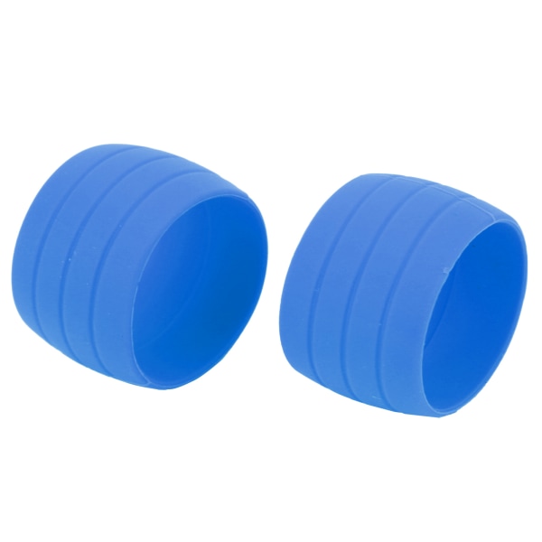 Sykkel silikon elastisk stropp Festering AntiSkip Plugger Stroppløkker for Road Bike Bar Tape (blå)
