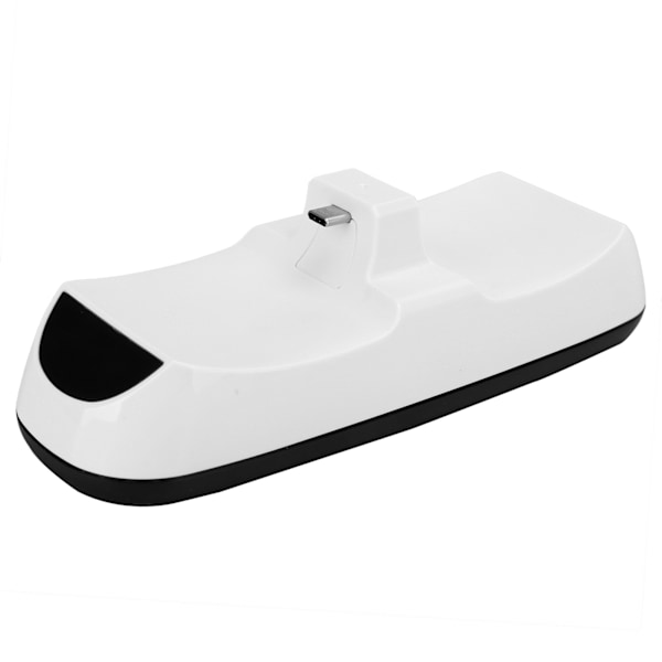 ABS Typ-C Dubbel Slot Laddare Dock Controller Stativ för Sony PS5 Controller Gamepad Vit
