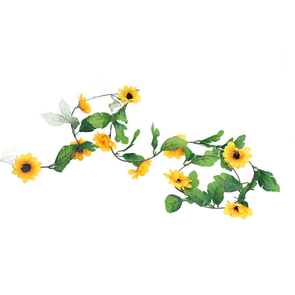 3 Stk Solsikke String Lights 7.8ft 20 LED batteri drevet Fairy Lights Bryllup Baggrund Blomster rattan dekoration