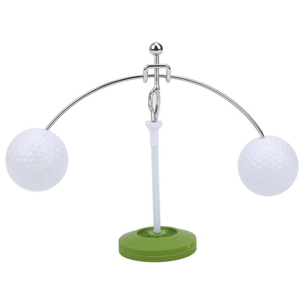 Golfgåva set Hemmakontorsdekoration Skrivbord Liten golfboll Balansställ med bas