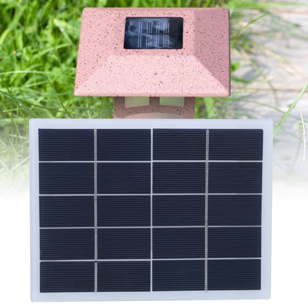 3W 5V Polykrystallinsk Silikon Solcellepanel DC Utgangslader Batteri Utendørs Hage Lys