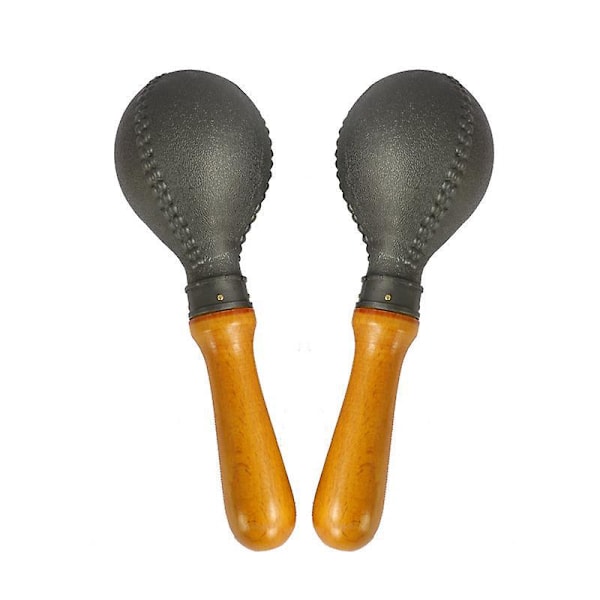 Svarta Percussion Rhythm Sandskakare Hammare - Musikinstrument för barns KTV-festspel (2 stycken)