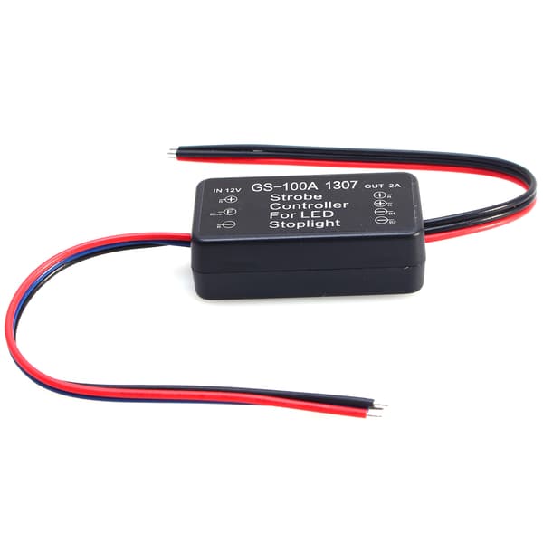 Kjøretøy Bil GS-100A 1307 LED Bremselys Strobe Flash Modul Kontroller AP