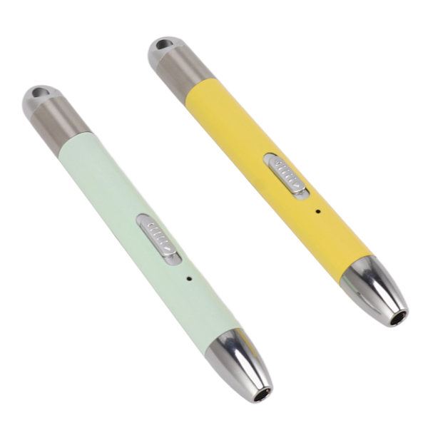 Diamantmålning Pen Set Pack Kit Tillbehör Verktygssats med Utbytbara Huvuden Halkskydd Matta Vax Organizer Gul Grön