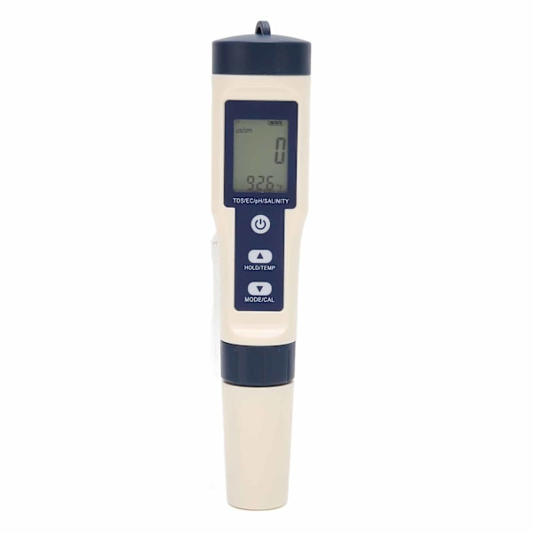 5-i-1 Multifunktionell Bärbar PH/Salinitet/Tem/TDS/EC Digital Vattenkvalitetstestare Monitor Meter Pen