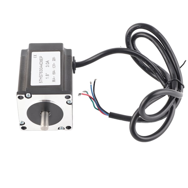 57 Stepmotor 4 ledning 1,8NM 1,8° Vinkel Støjsvag maskintransmissionsdele 24V 3A 72W57HS7630A4D8 Enkeltaksel