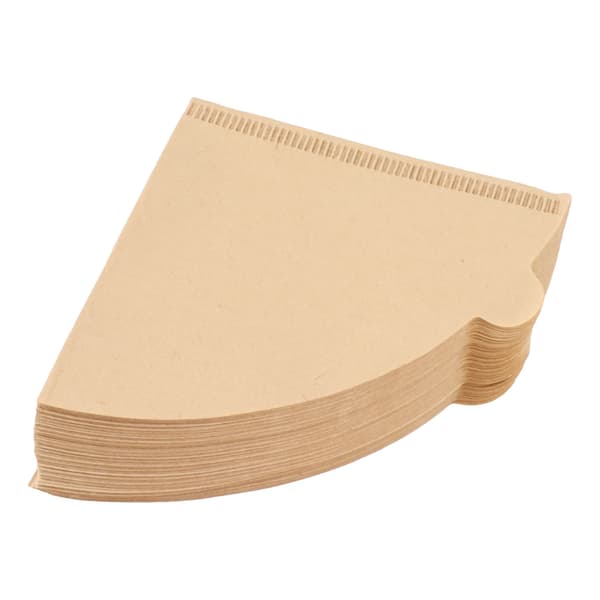 100 STK Konisk Kaffefilterpapir Erstatning 1-2 Kopp Engangs Kaffedryppfilter Fiberfiltre