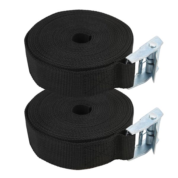 2 kpl kiinnityshihnaa 25 mm sinkkiseospaineella kestävä anti-murtuma kiinteät hihnat niputettuihin raskaisiin esineisiin (3 metriä)