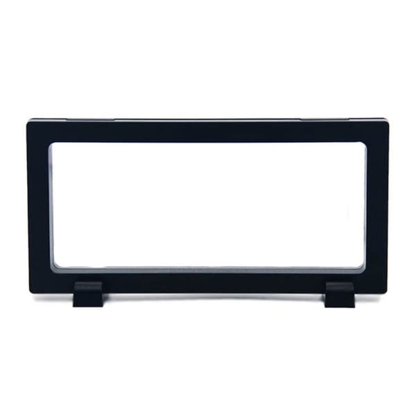 3D flydende displaystander med to baser til medaljon, antik mønt, skrivebordsdisplaystander