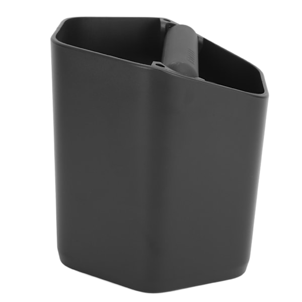 Kaffe Knock Box Stor Kapacitet Kaffe Grounds Knock Box med Knock Bar och halkfri bas Svart