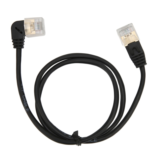 CAT8 Ethernet-kabel 0,6 m høyhastighets CAT8 gullbelagt OD 3,8 mm hann til hann RJ45 fiberoptisk nettverkskabel
