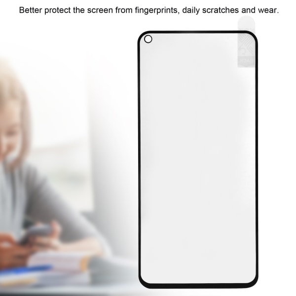 Skjermbeskyttelsesfilm i herdet glass med full deksel for Huawei Nova4/Honor V20 Protection