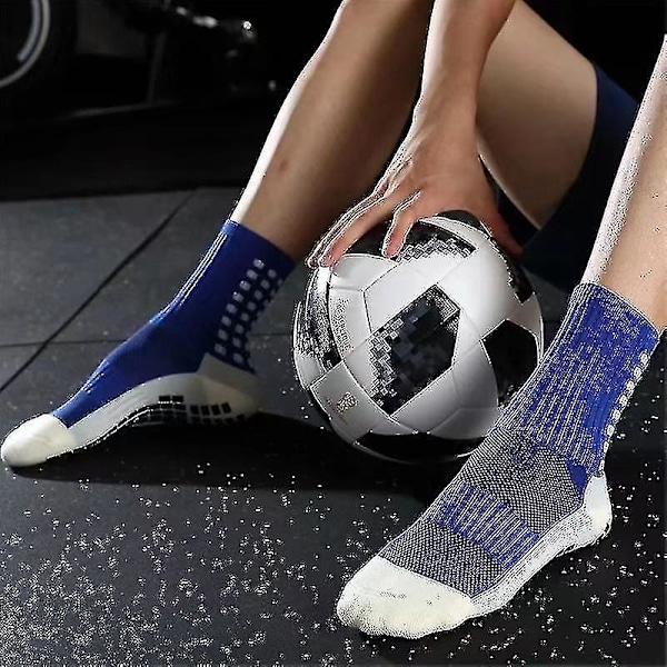 Grip Fodboldstrømper til Mænd - Anti-Slip Fodboldstrømper Hvide