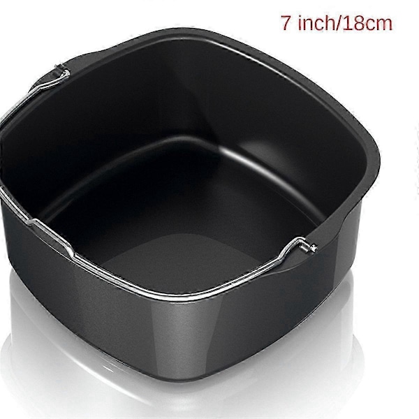 7-tums Bakform kompatibel med HD9925/HD9860/HD9905/01 Air Fryer Kakform Non-Stick Bakplåtstillbehör 18CM