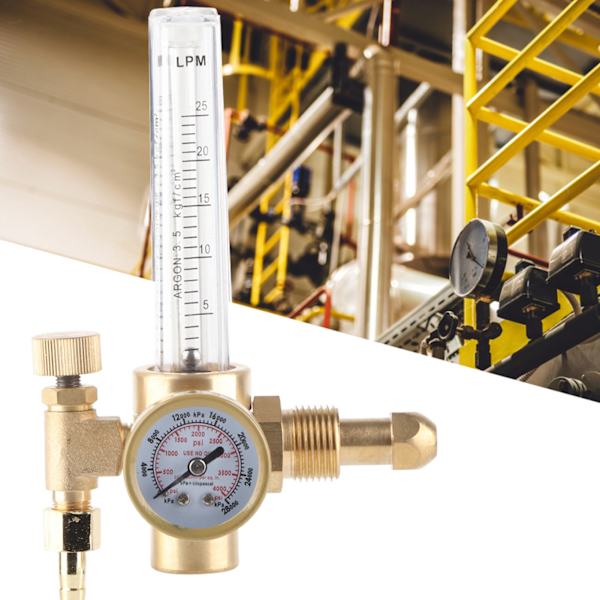 WX‑191‑03 G5/8‑14 gasflowmåler regulator Argon regulator trykreducer
