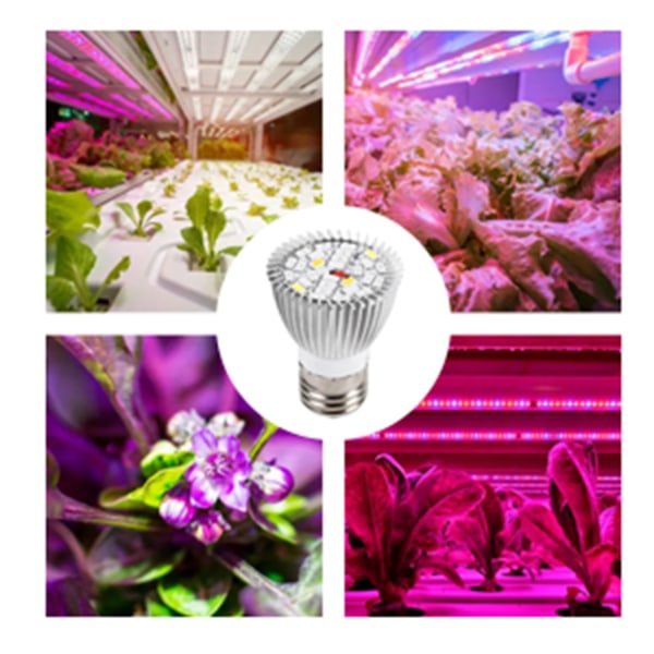 LED-vekstlys med full spektrum for vannplanteblomstring - E27-lampe