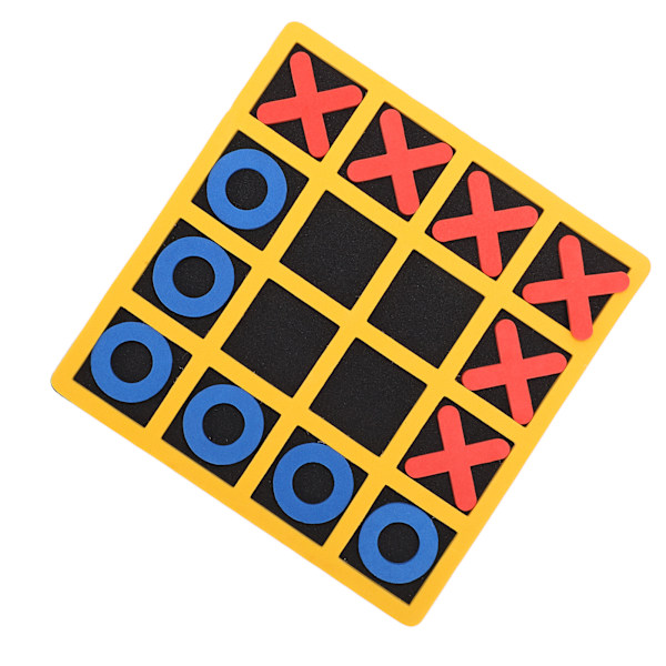 Kannettava ja turvallinen EVA Mini Tictactoe XO Shape Chess -peli, opettavainen lelu