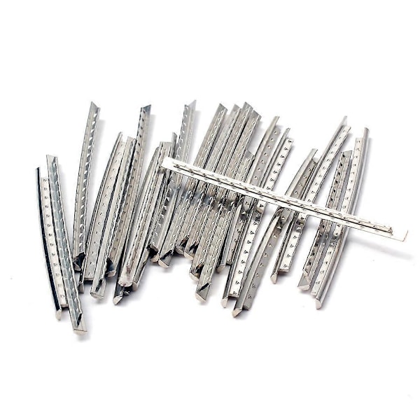24 st/set Rostfritt Stål Gitarrbandtråd 24 Greppbrädesband 2,7 mm