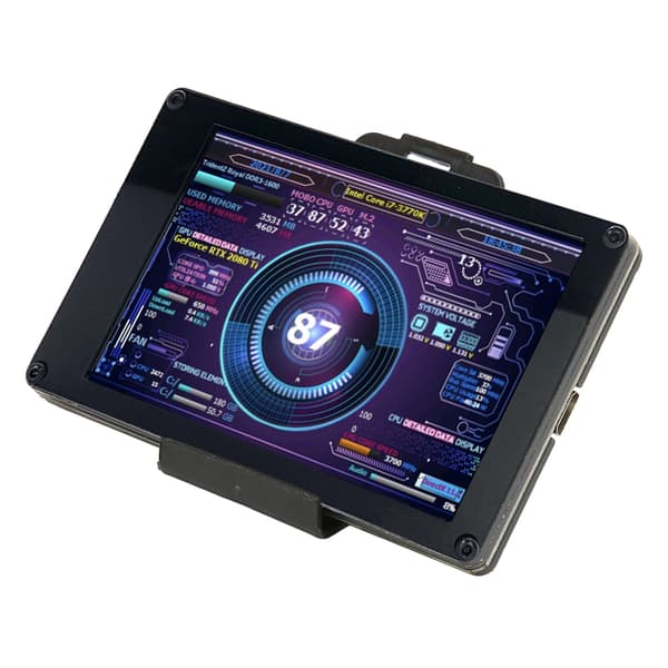 Datamaskin temperaturmonitor 3,5 tommers IPS USB miniskjerm temperaturdisplay PC CPU datamonitor for PC CPU RAM data