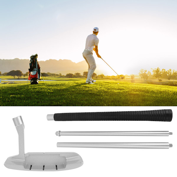 Fjerdelt Foldbar Bærbar Golf Putter Kølle til Golf Putting Øvelse Trænings Tilbehør