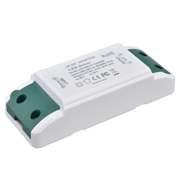 LED-driver 12V DC 30W 2.5A konstant strømspenning LED-lystransformator for hjemmedekorasjon DIY-lampe AC 100–240V