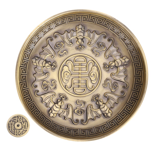 Røkelseholder Fem Velsignelse Plate Stick Brenner Stativ Bronse Sink Legering Hjem Tilbedelse