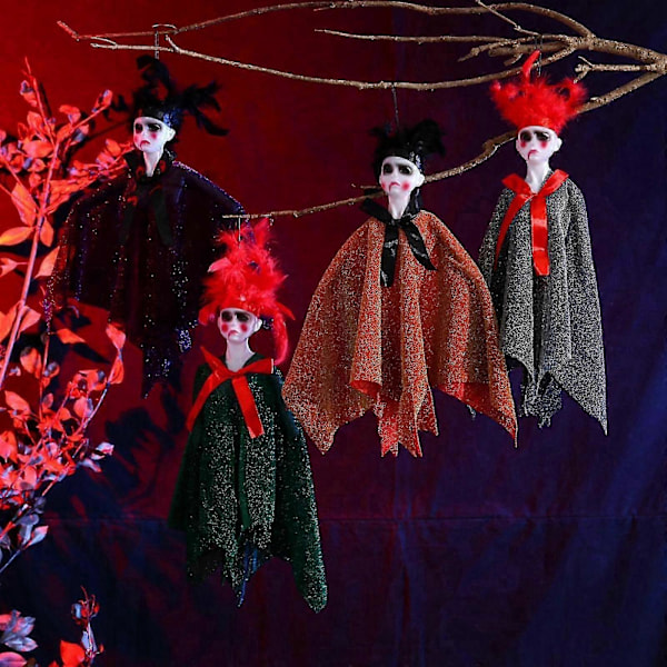 Halloween roikkuva aavekoriste takapihan juhlatarvikkeisiin ulko- ja sisätiloihin oranssi ZD.16 harmaa
