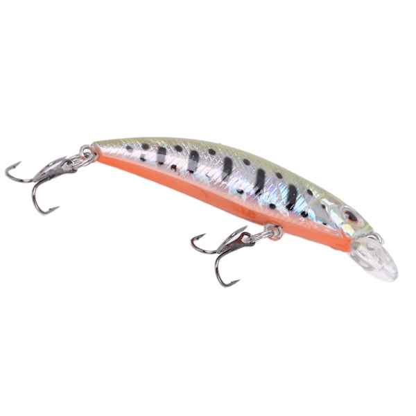 Fiskedrag 3D Levande Ögon 6,8 cm ABS Plast Hållbar Naturlig Robust Minnow Bete för Havsvatten Sötvatten Färg 8