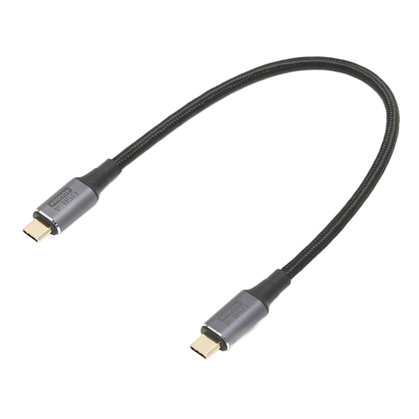 USB4 Datakabel PD Snabbladdning Multifunktionell 40Gbps höghastighetsöverföring HD 8K 60HZ Typ C Datakabel 11,8in