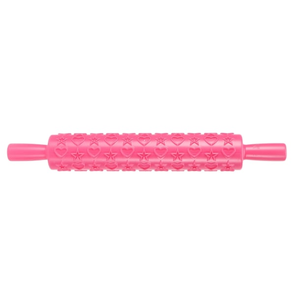 Fondantkake Embossing Kjevle Baking Dough Roller Cookies Biscuits Dekorering Verktøy(FivePointed Star )