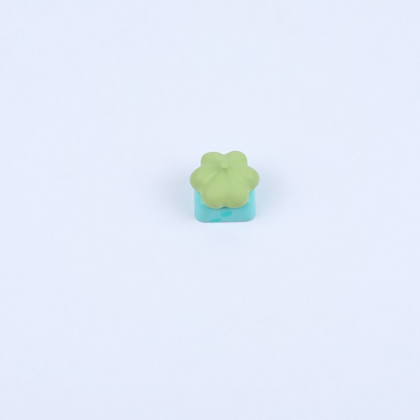 Gaming Keycaps Universal Cute Cartoon Shape Resin Keycap for Mechanical Keyboards Green Bulbasaur