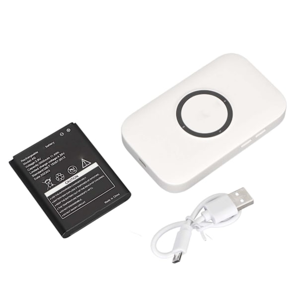 Mobiili WiFi-reititin 4G LTE Kannettava Mini Langaton Mobiili WiFi-hotspot SIM-korttipaikalla Valkoinen 150Mbps