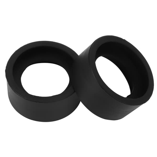 2 st 36 mm Diameter Gummi Okularskydd Tillbehörsskydd för Stereomikroskop (Platt Vinkel)