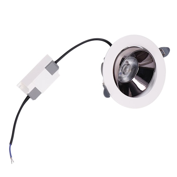 LED-inbyggda spotlights Mjukt stabilt ljus Enkel installation Lågt ljud Bra värmeavledning COB LED-downlight för hemmet