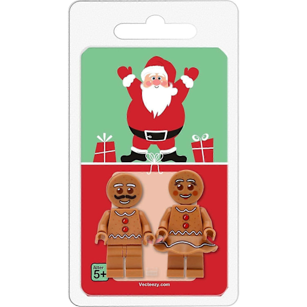 Mini honningkagemand og honningkagefigurer (figurspil til jul).
