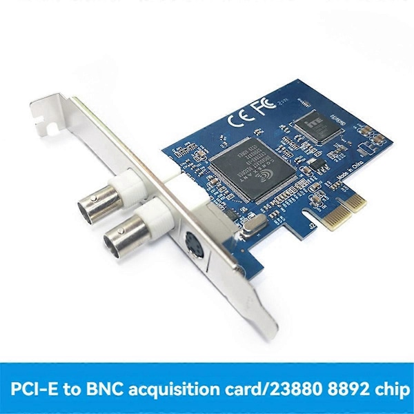 PCIE til BNC Capture Card CX23880+8892 Chip PCIE Overvågning