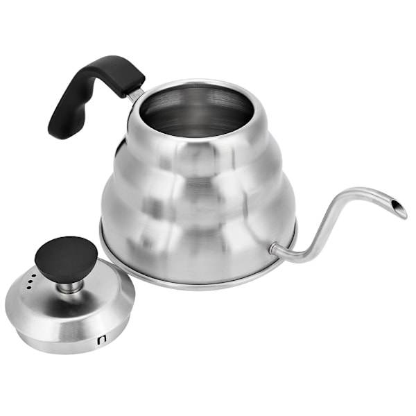 Rostfritt stål hushåll kaffedryp gåshals vattenkokare häll över kaffekanna tekanna 1000 ml