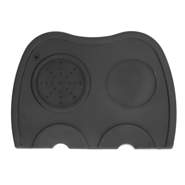 Kaffedistributørmatte Silikon Tamperpute Dobbelthull Sklisikker Holder for Drikkelaging