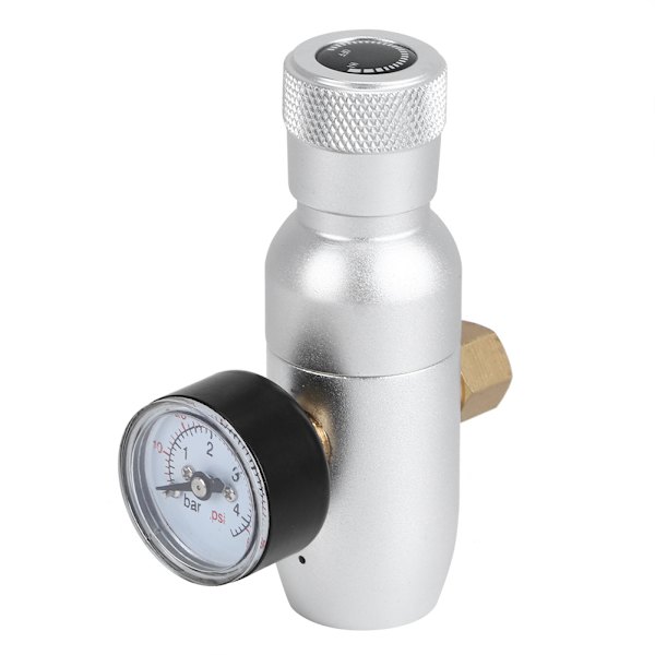 Mini CO2 gassregulator trykkreduksjonsventil CO2 laderadapterventil bryggeutstyr