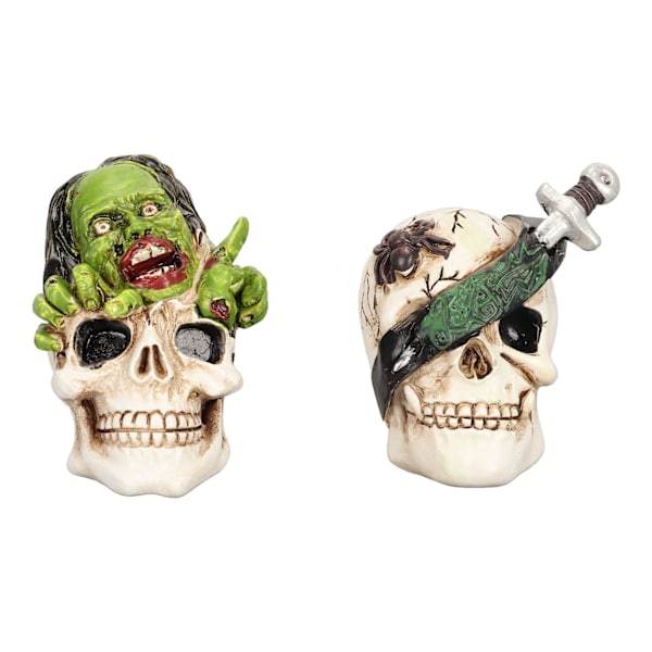 2 st Car Skull Freshener Clip Universal Design Resin Car Air Fresheners Vent Clips Dekor