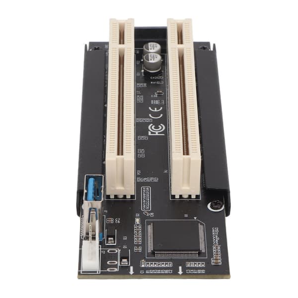 PCI E til Dual PCI Kort Plug and Play PCB Materiale Blå LED Dual PCI Udvidelseskort til WIN
